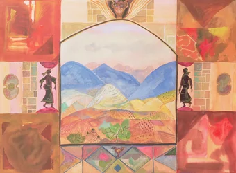 Danseurs grecs, pays de Hosios Lukas (Delphes)